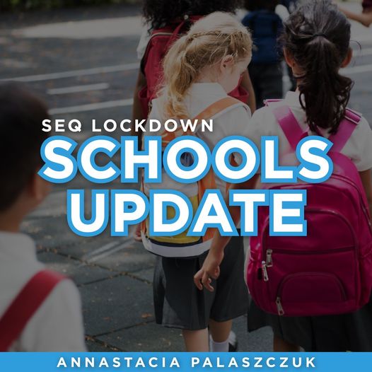 During the South-East Queensland lockdown, you should keep your children home fr…