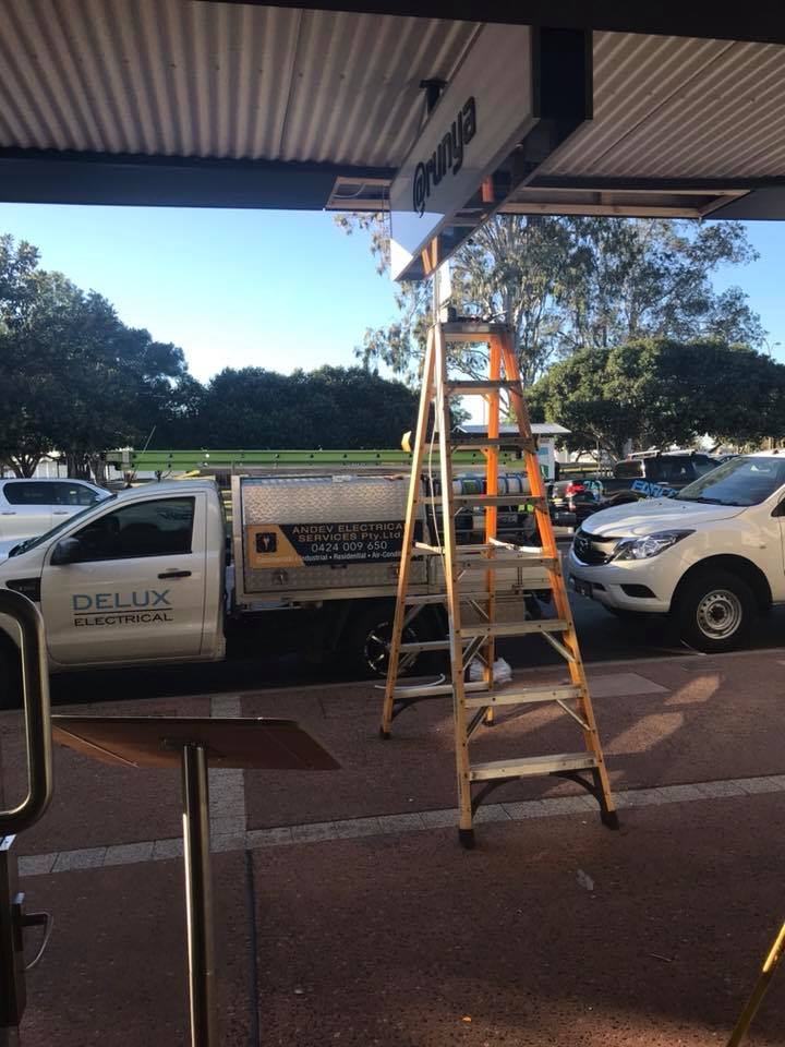 Thank you to Andev Electrical for lighting up our signs. :)