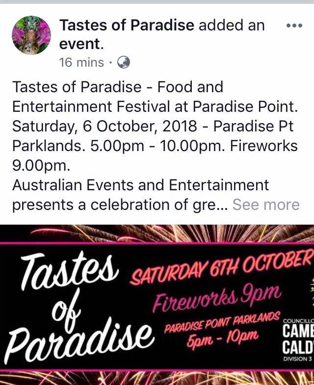 Great “Taste of Paradise event night” thank you to all our valued customers for …