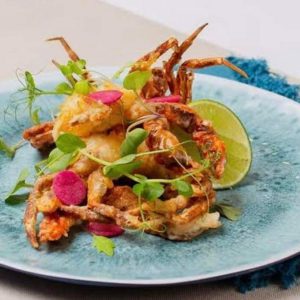 Salt & Pepper Soft Shell crab.