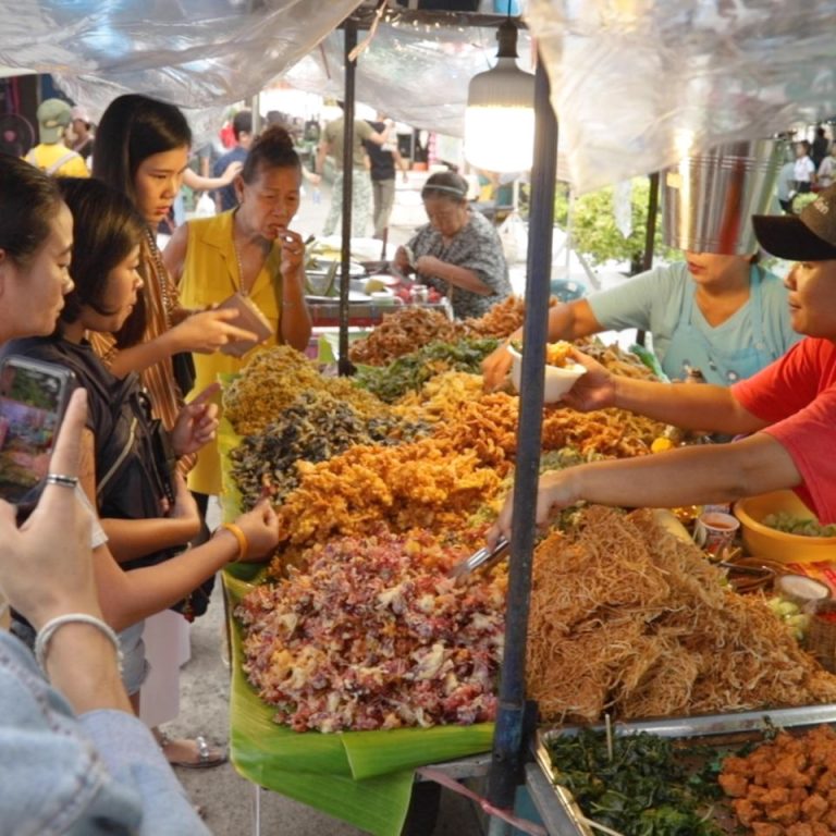 Stop and smell Thailand’s fried flowers.